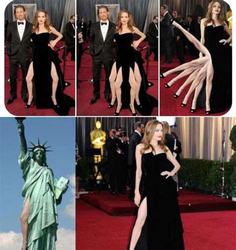 Angelina Jolie oscar dress meme